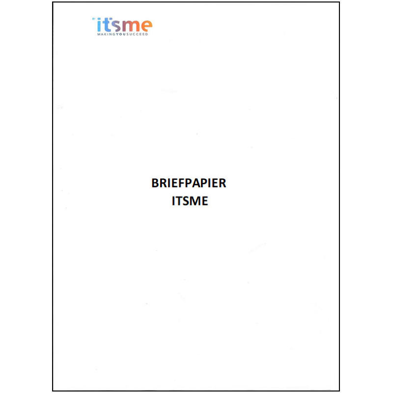 Itsme briefpapier A4 (990012)